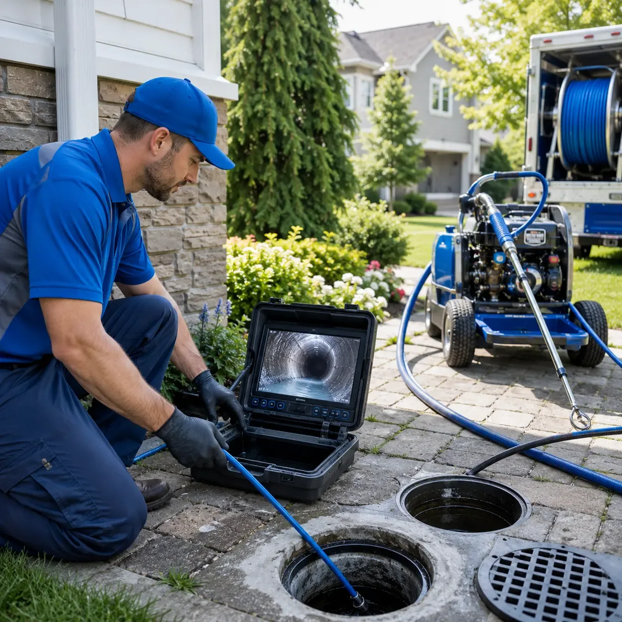 Outdoor drain cleaning professionals serving Republic, PA