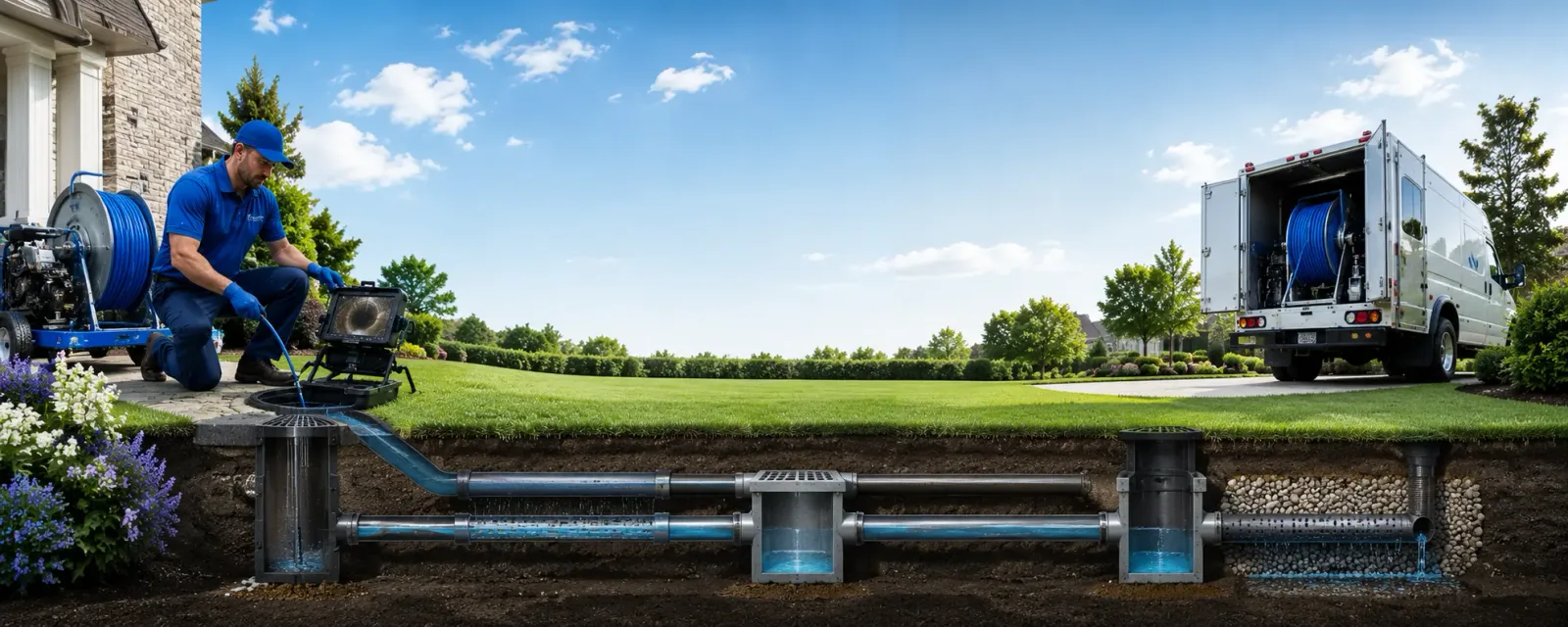 Outdoor drain cleaning information for Republic, PA